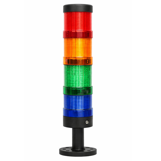 4 Colour Pre Configured Beacon Tower Light 24 Vac/Dc Nlt 50 Y G R B 24 V