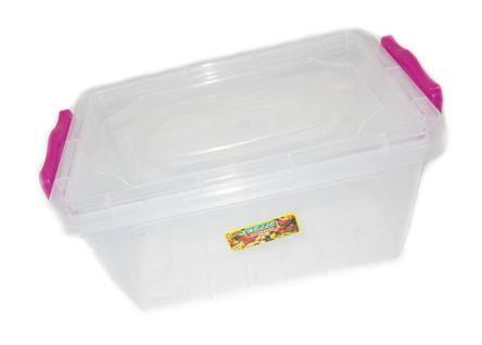 5 Lt Clear Plastic Storage Bin 270x180x115mm Jo0754 Va