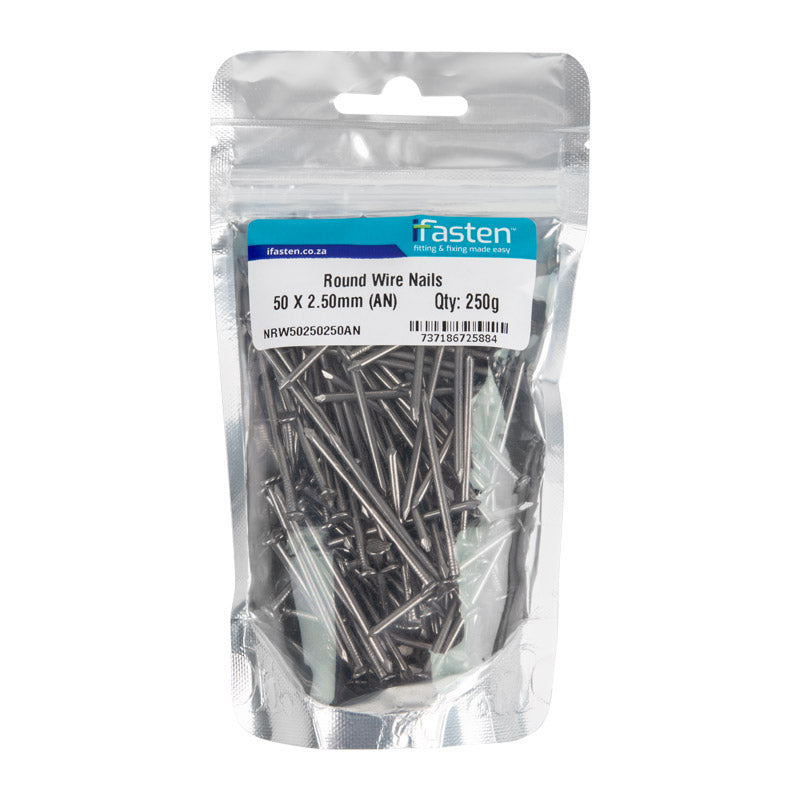 Ifasten Nail Wire Round 50 Mmx2.5 Mm 250 G Pp