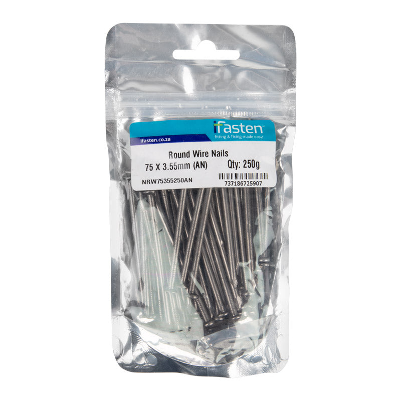 Ifasten Nail Wire Round 75 Mmx3.55 Mm 250 G Pp