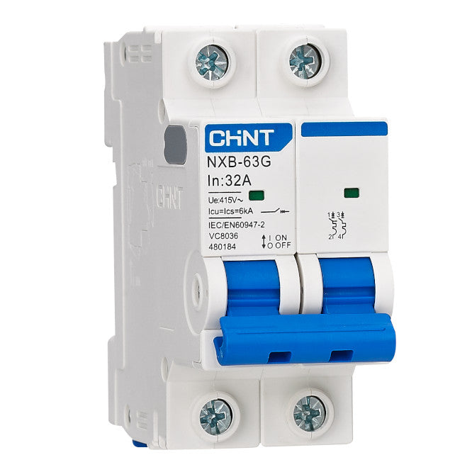 Mcb / Mini Circuit Breaker 2 P 32 A 6 Ka Nxb 63 G 2 P 32 A