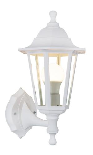 Plastic Lantern 6 Panel Up & Down Facing White - Livestainable.co.za