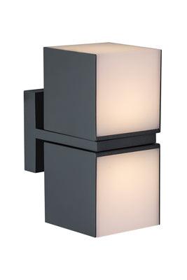 Cuba Outdoor W/Light Grey Led 2x12.2w 3000 K - Livestainable.co.za