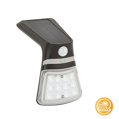 Solar Motion Sensor Led 1.5w W/Light Black - Livestainable.co.za