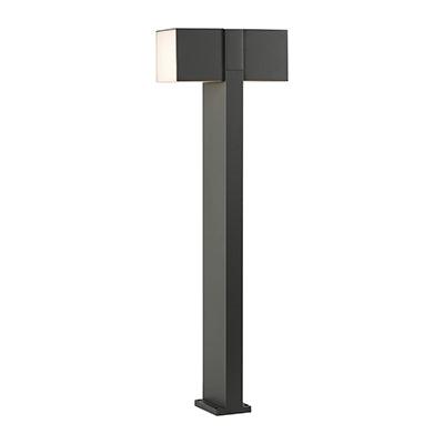 Cuba Outdoor 2 Lt Bollard Grey Led 2x12.2w 3000 K - Livestainable.co.za