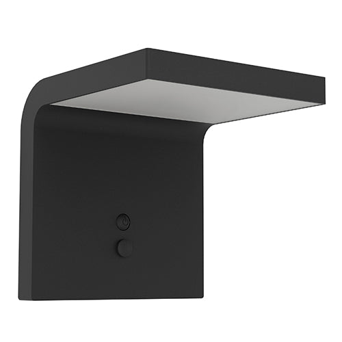 Eurolux Spiante Solar Wall Light Black