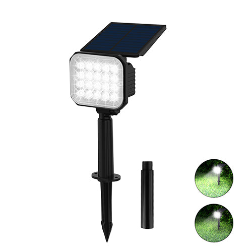 Eurolux Solar Spot Light Black Led 4w
