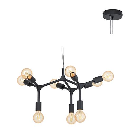 Bocadella 9 Lt Pendant 645mm Black - Livestainable.co.za