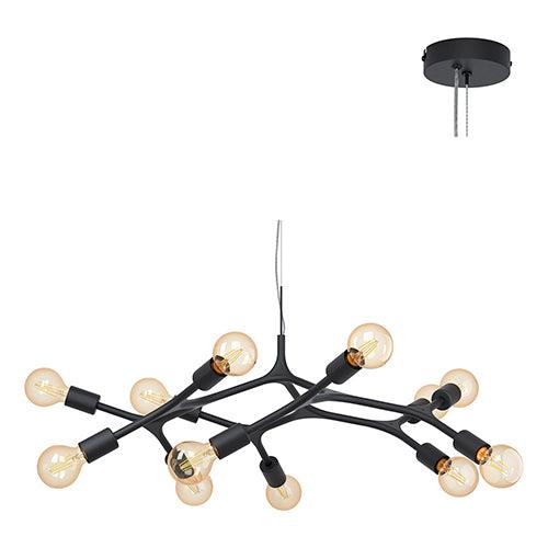 Bocadella 12 Lt Pendant 920mm Black - Livestainable.co.za