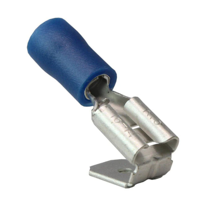 Terminal Pre Insulated Mal+Fem Blue 6.35mm Stackable Pbdd 2 250