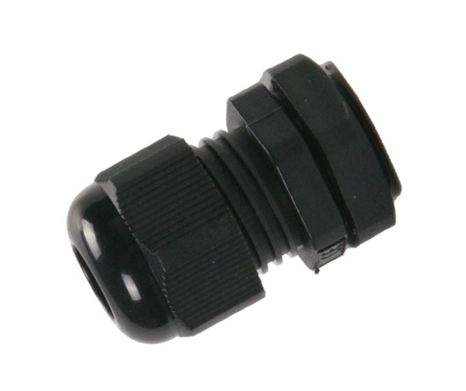 Black Compression Gland Ph=25mm Cab=13 18mm M25x1.5