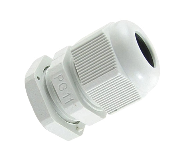 White Compression Gland Ph=19mm Cab=5 10mm Pg11 Wt