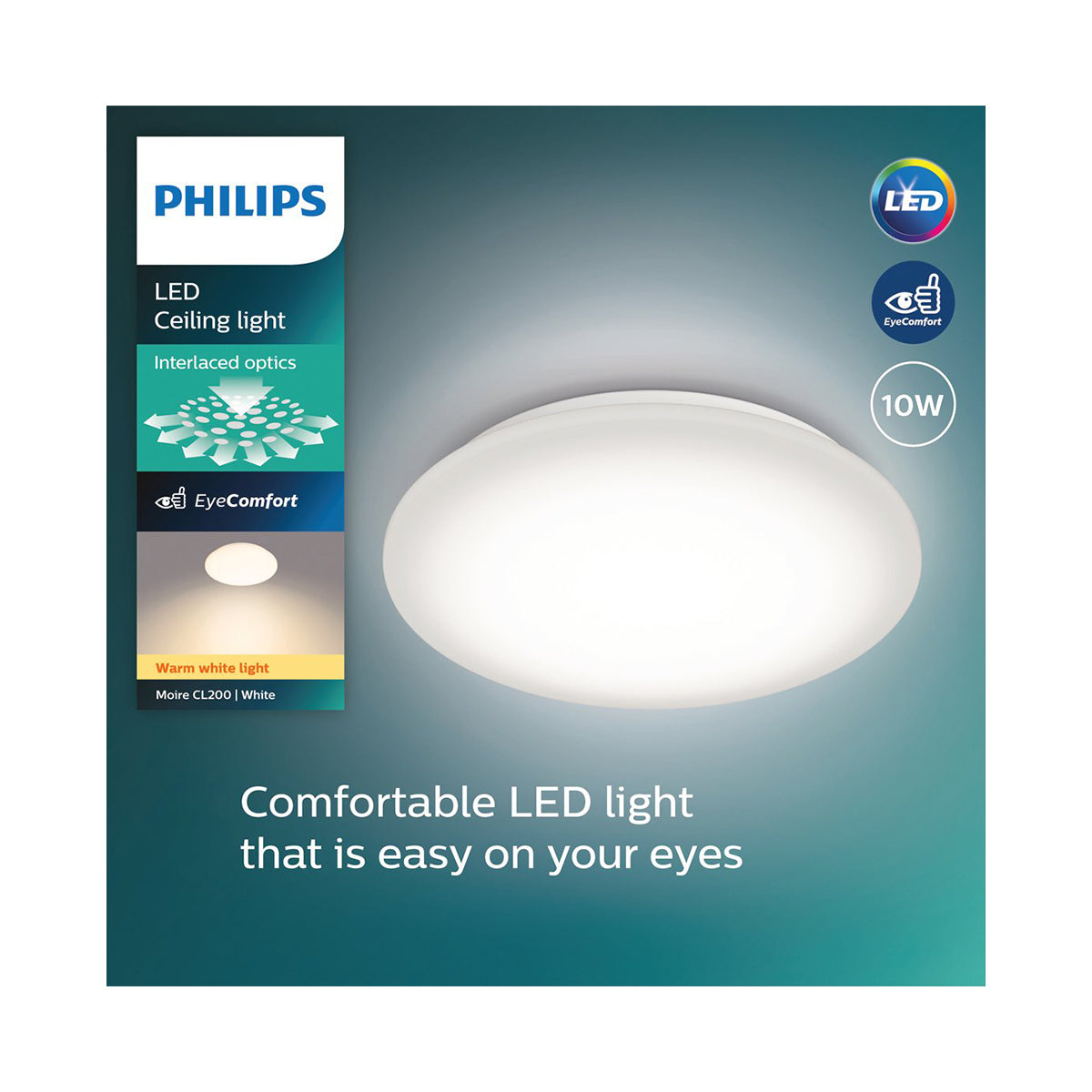 Philips Ceiling Light Round 10 W 40 K Cool White