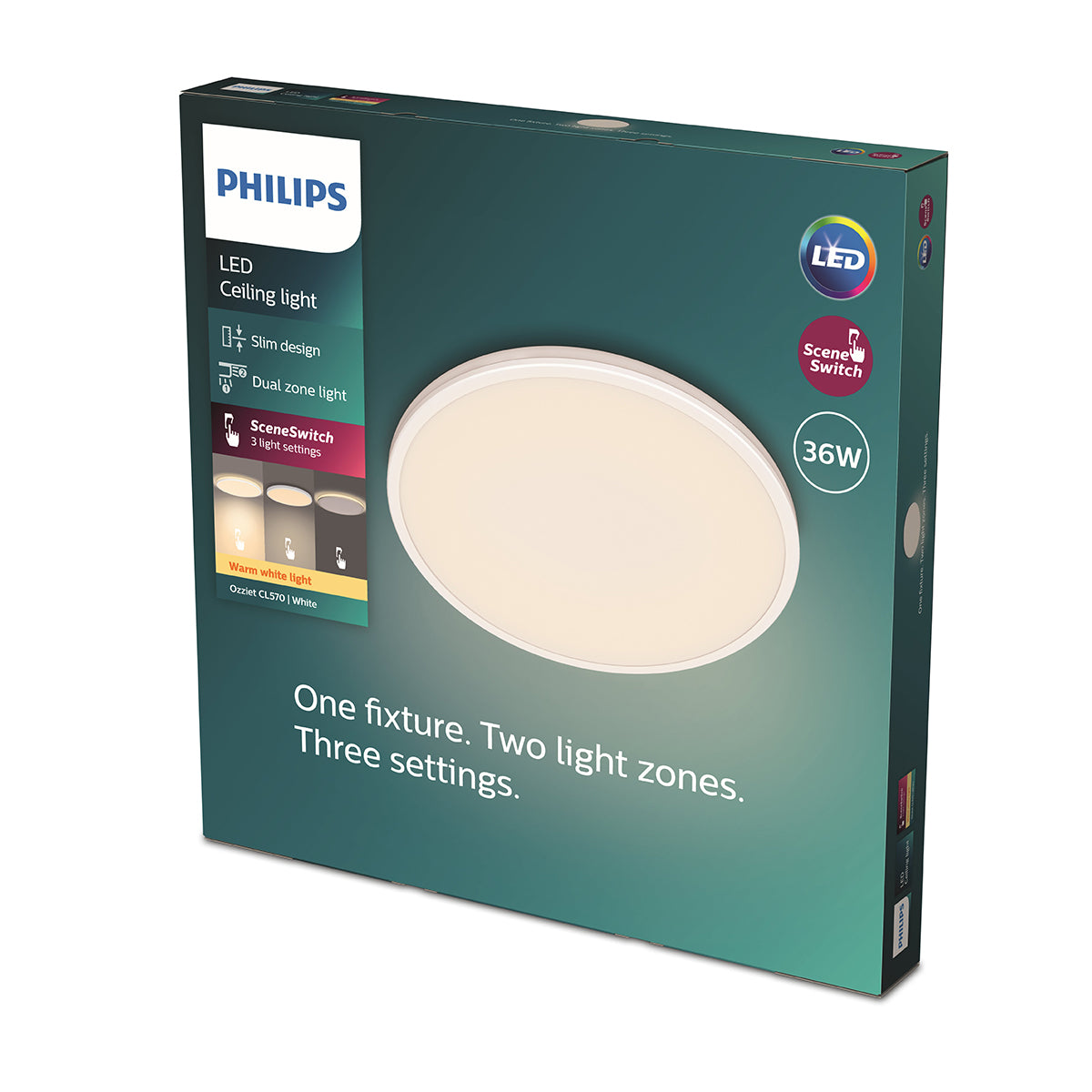 Philips Ceiling Light Round 36 W Led Ww Ozziet