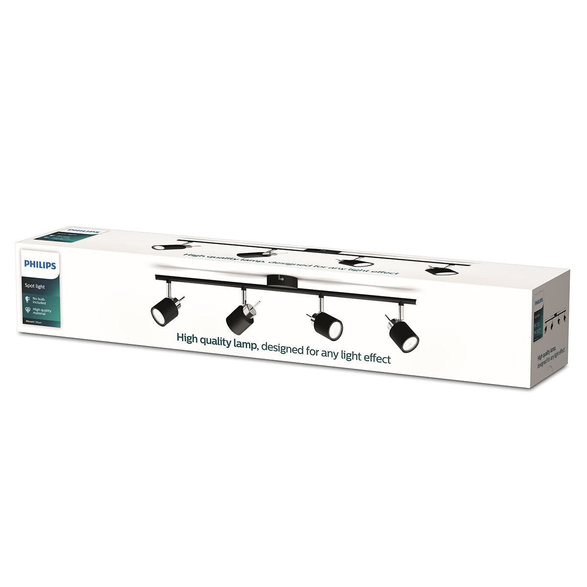 Philips Spotlight Tube Black 4 X35 W Downlighter