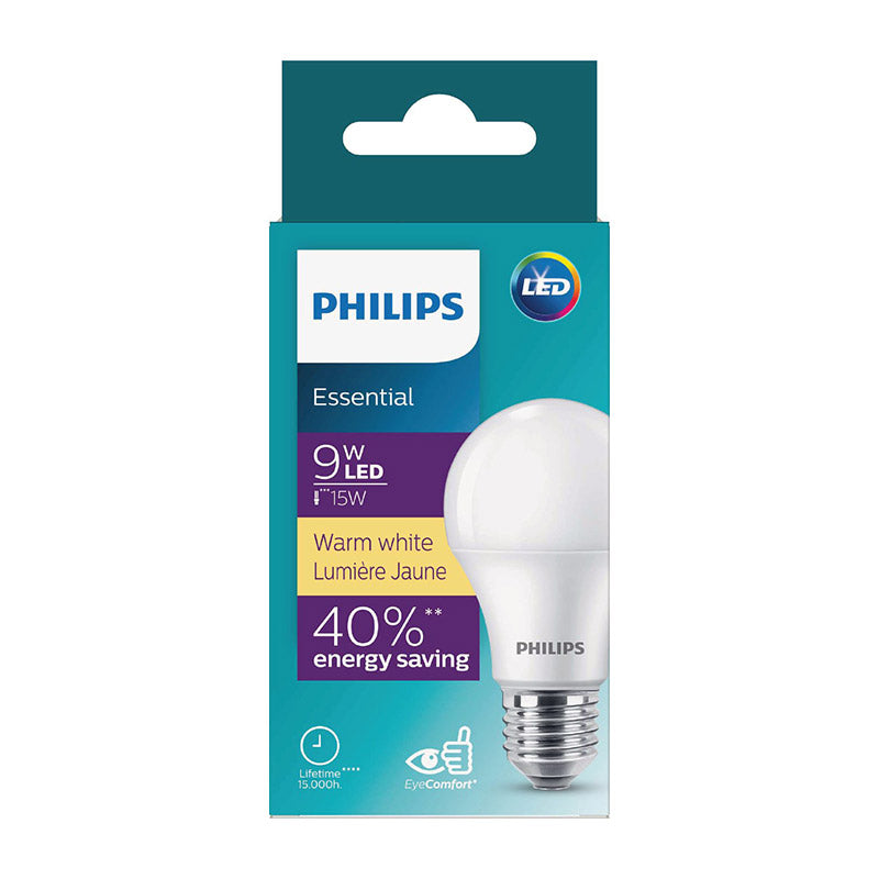 Philips Globe Led 9 W Screw Type Warm White