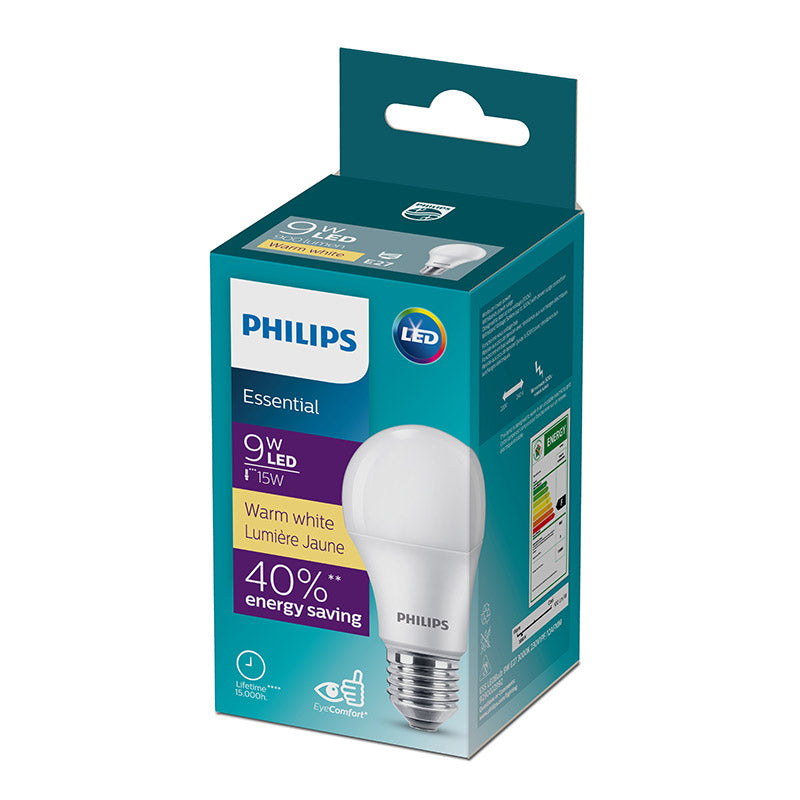 Philips Globe Led 9 W Screw Type Warm White