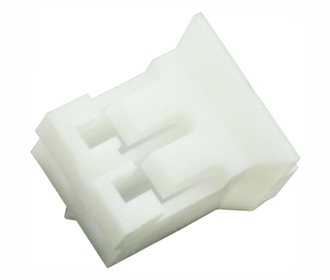 Connector Housing Socket 2 W I Line P=2mm White Phr 2(pp)