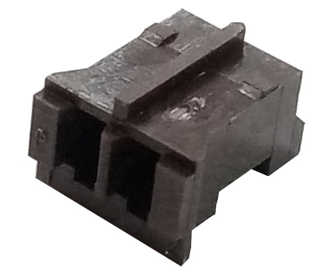 Connector Housing Sil 2 W P=2.0 Brown Phr 2 N (Pp)