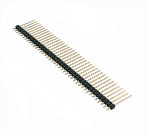 Header Sil Str 40 W 2.54 Th=11.34mm Brass Plated Gold 2.54 1