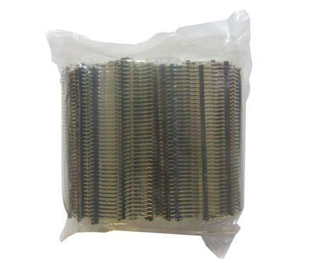 Header Sil Str 40 W 2.54 Th=12 Brass Plated Gold 200 P/Bag 2.54 1 - Livestainable.co.za