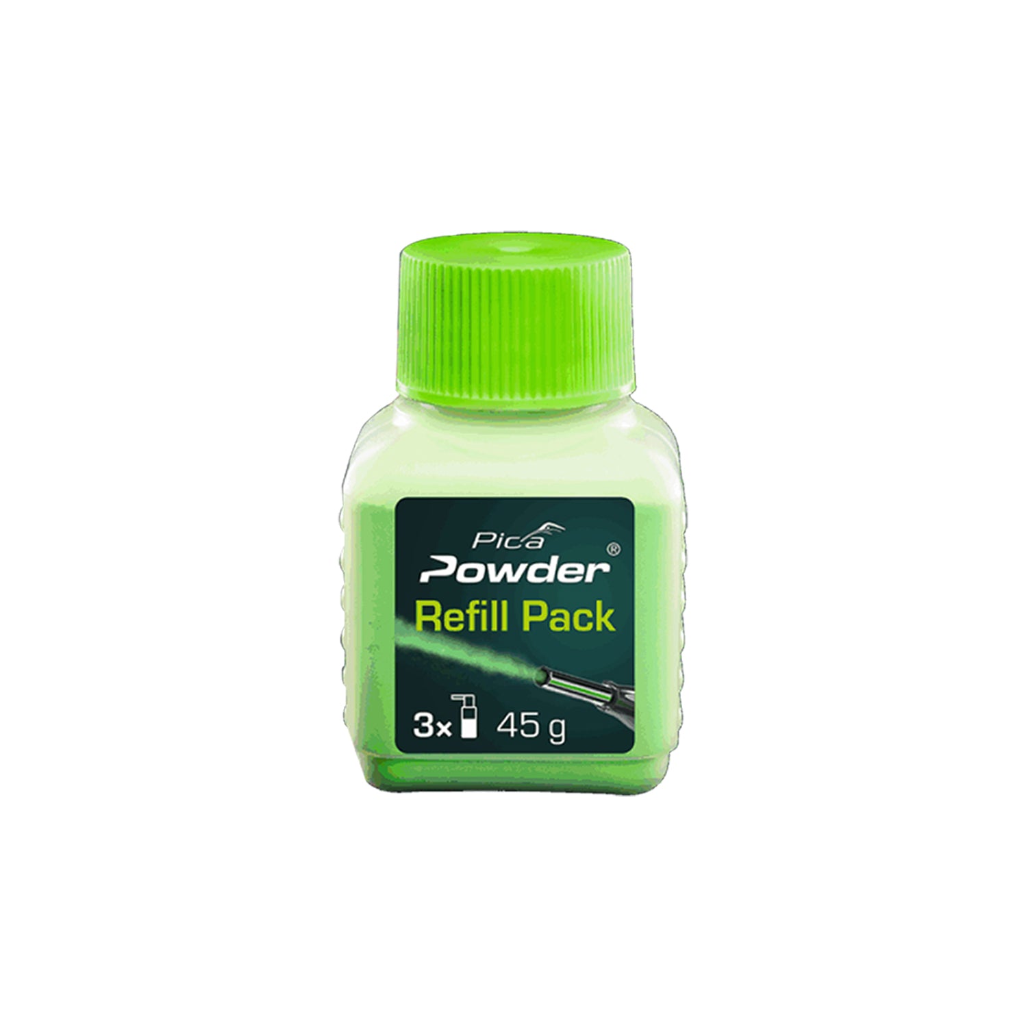 Pica Pica Powder Fluorescent Green 45g Blister