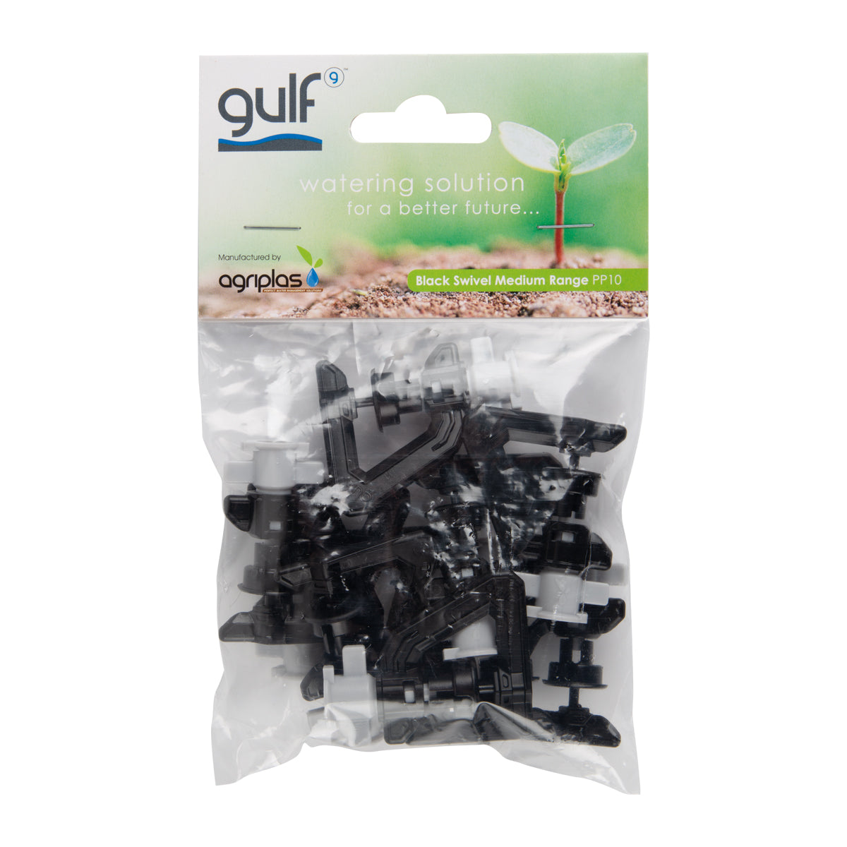 Gulf Sprinkler Blck Swvel 1.5 M Rad Med Ran(10 Pk)