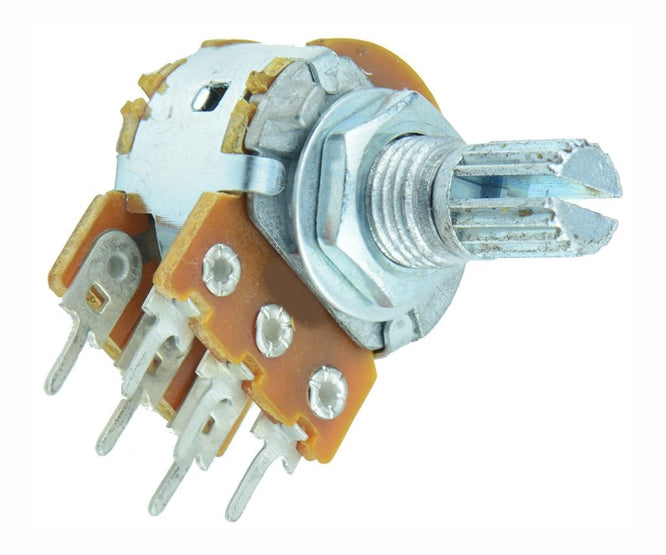 Potentiometer S/T Log Dual 17 Mm 10 K Pcb F16 Kg A10 K L20 Kqd