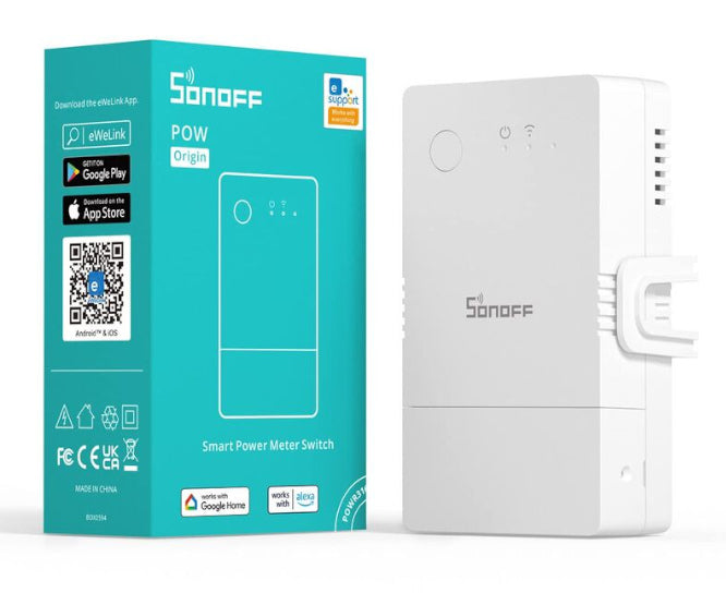 Wi Fi Smart Switch / Meter 16 A 220 V 98x54x31mm Powr316