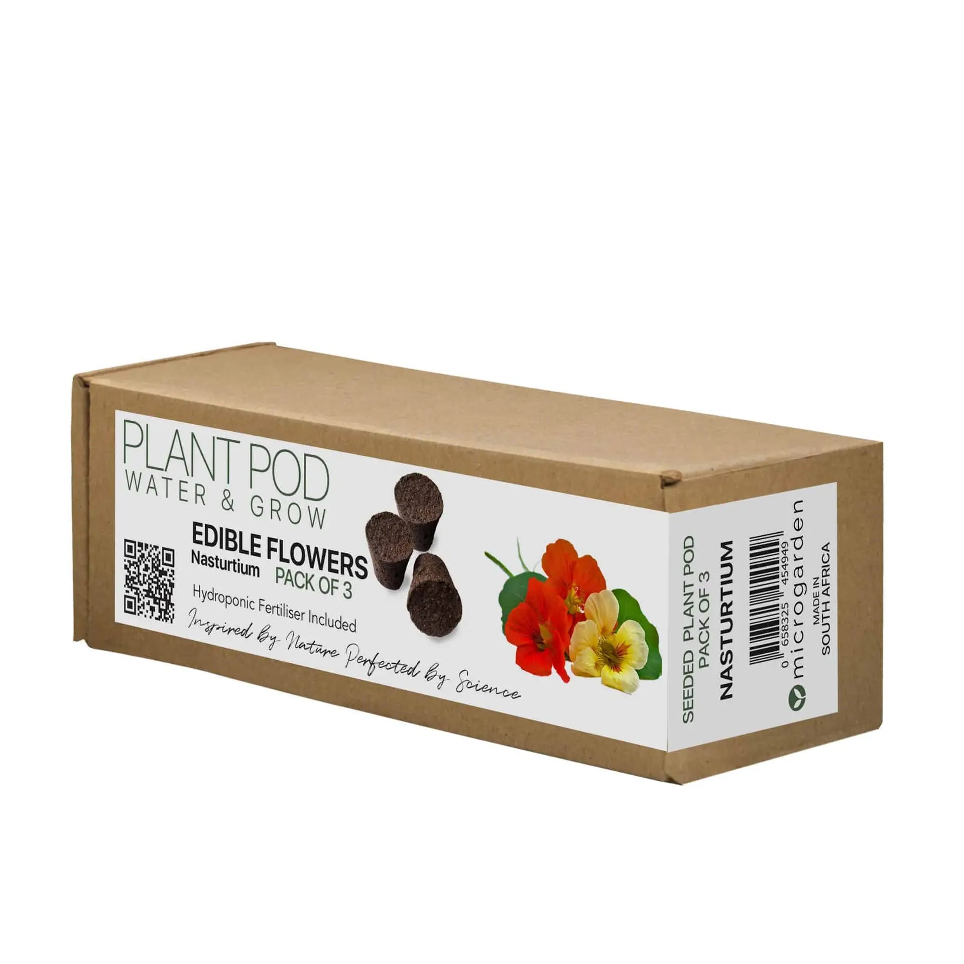 Edible Flowers Nasturtium - Plant Pod - Pack of 3