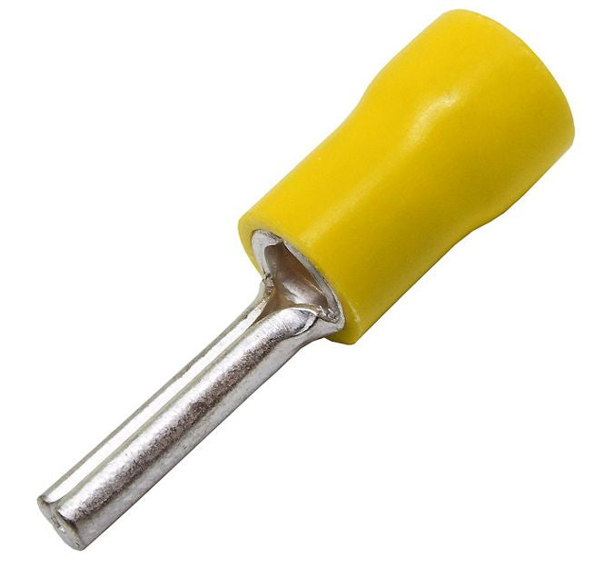 Pin Terminal Pre Insulated Vinyl Pl=13mm Yellow Ptv5.5 13
