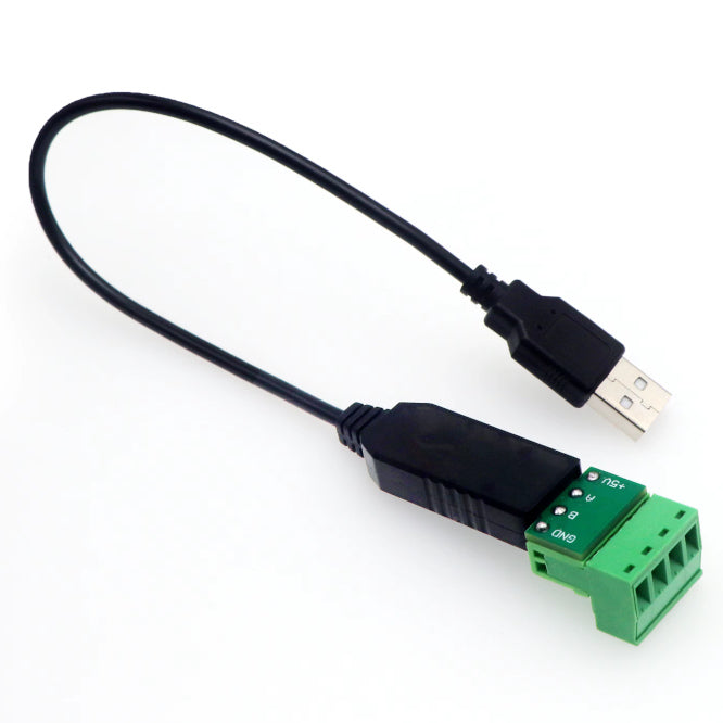 Usb 2.0 Plug Rs485 Mini Converter With Screw Terminals 2 Wire Pzpj 48 S