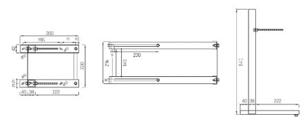 Lecico Bracket For Wall Hung Pan