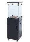 Modern Glass Flame Outdoor Patio Heater