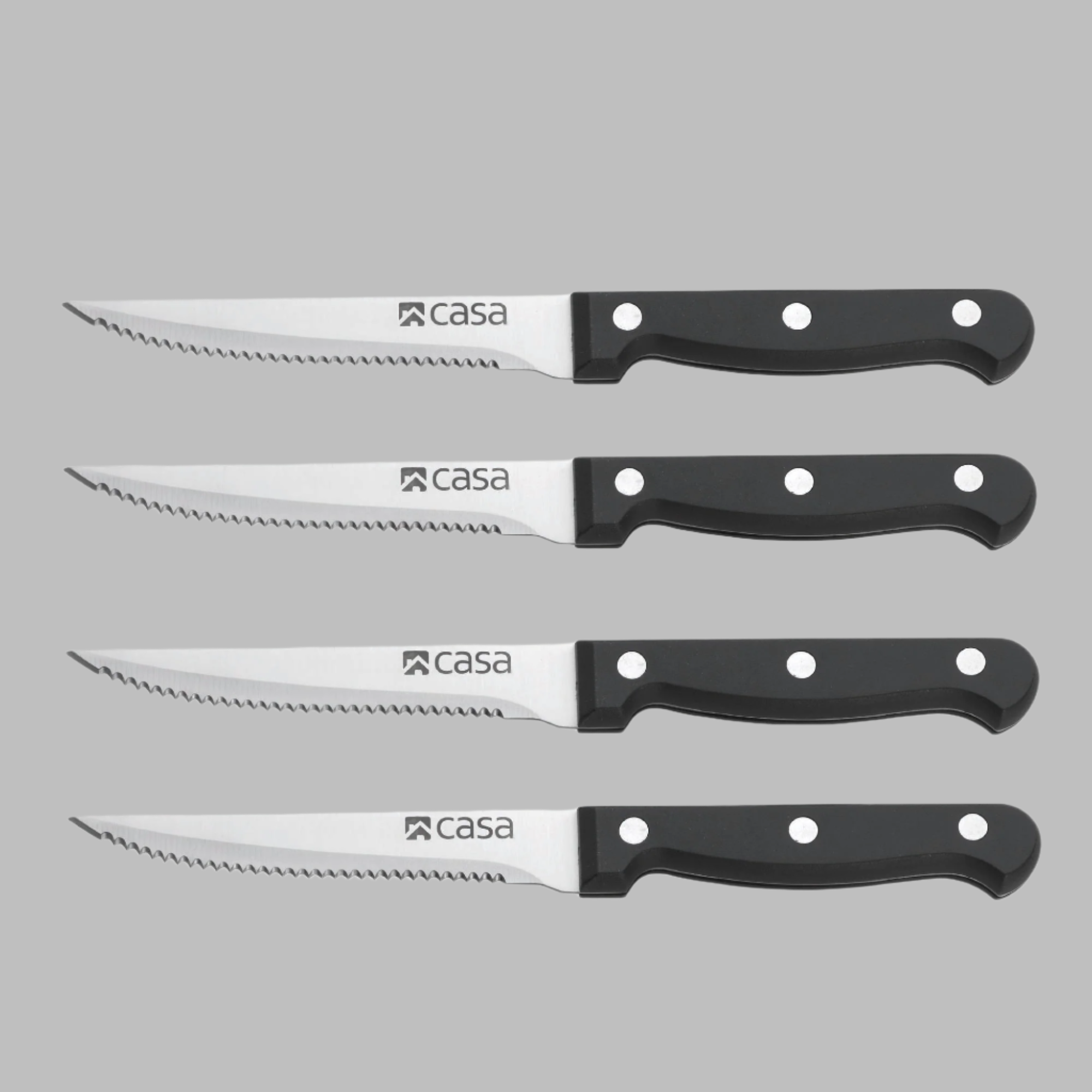 4 Pc Steak Knife Set Como