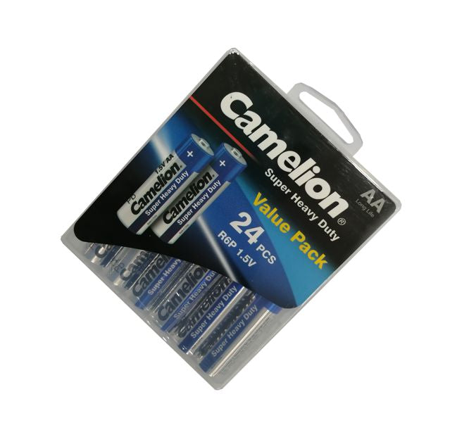R6/Aa Battery 1.5 V 24/Pack, Zinc Carbon Exp:10 2025 R6 P Pbh24