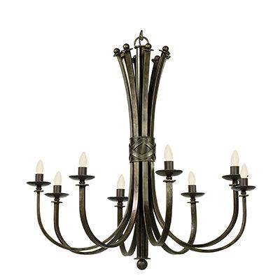 ***Bali Chandelier Antique Bronze E14 8x60w - Livestainable.co.za
