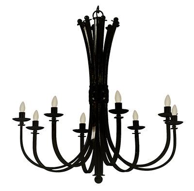 ***Bali Chandelier Black E14 8x60w - Livestainable.co.za