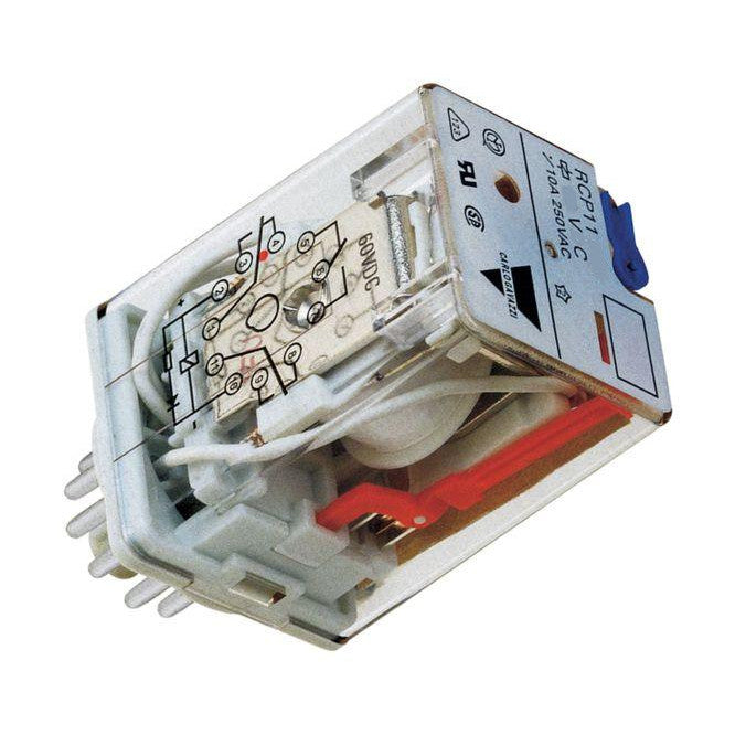 Relay 11 Pins 3 Pdt 10 A 220 Vac Round Rcp11003230 Vac