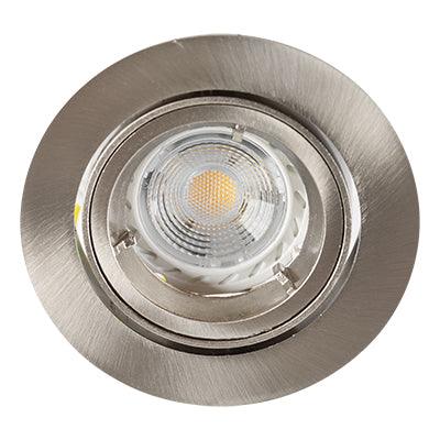 ***D/Light Tilt Die Cast Satin Chrome 50w C/O 85mm (D109 Sc) - Livestainable.co.za