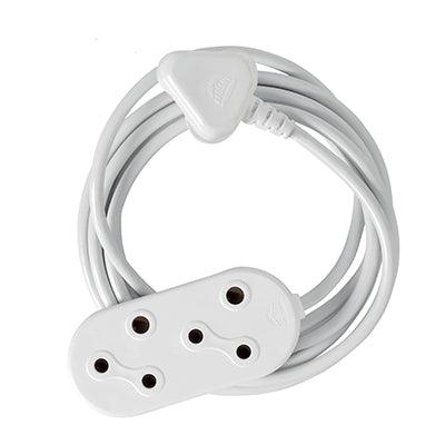Cord Extension 10m 10 Amp Double Prepacked - Livestainable.co.za