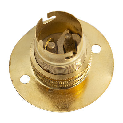 Radiant Lampholder B22 Brass 53mm Batten Standard