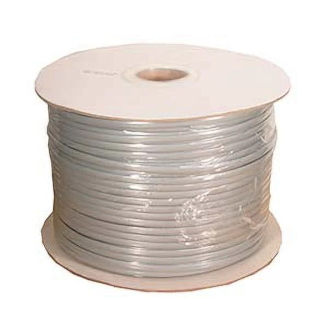 4 C Flat Modular Telephone Cable Grey 300m/Reel Awg26 4 G