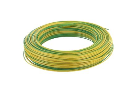 Wire M/S Csa=16.0 O=8.1 Green & Yellow Debulk 29210