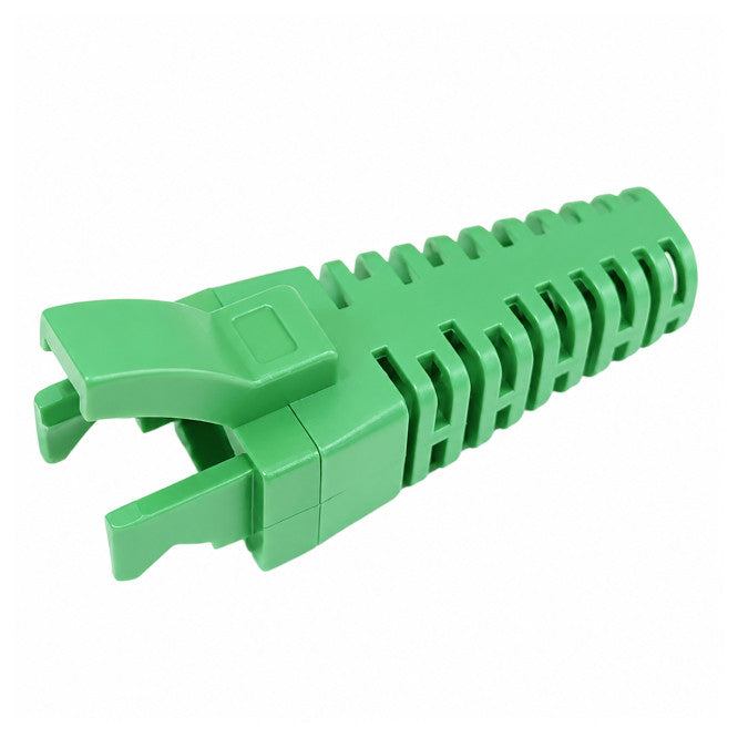 Rj45 Strain Relief Boot Od: 5.5 Mm To 7 Mm Green Rj45 Bge3