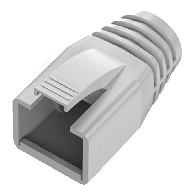Rj45 Boot For Round Cable Grey Od=7mm Rj45 Bgr7