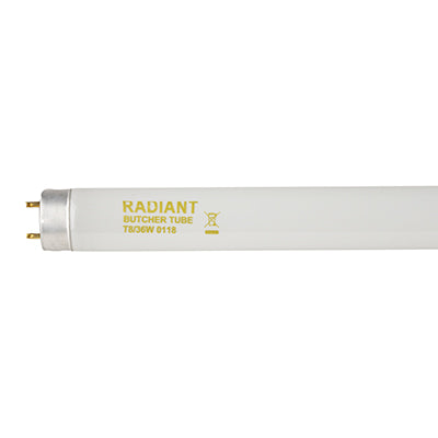 Radiant 4 Ft T8 Fluorescent Tube 36w G13 4000 K Butcher's Lamp