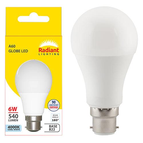 A60 6w Led B22 4000 K Box N - Livestainable.co.za