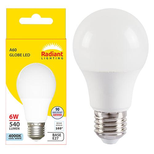 A60 6w Led E27 4000 K Box N - Livestainable.co.za