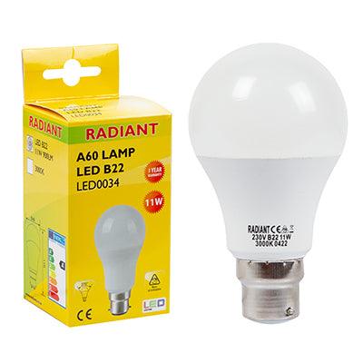A60 12w Led B22 3000 K N - Livestainable.co.za